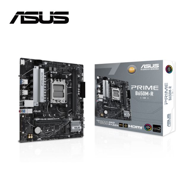  【C+M套餐】ASUS PRIME B650M-R-CSM 主機板 + AMD R9-7900 處理器