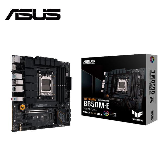  【C+M套餐】ASUS TUF GAMING B650M-E 主機板 + AMD R5-8600G 處理器