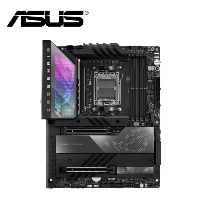  【C+M套餐】華碩 ROG CROSSHAIR X670E HERO主機板 + AMD R5-7600 處理器