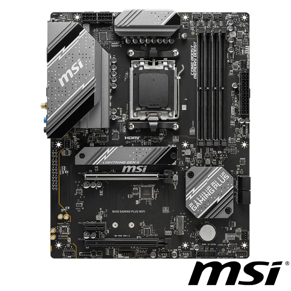 MSI 微星 【C+M套餐】 B650 GAMING PLUS WIFI 主機板 + AMD R9-7900 處理器