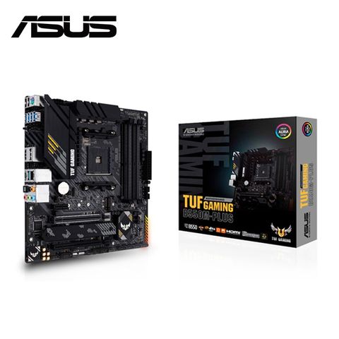 【C+M套餐】ASUS TUF GAMING B550M-PLUS 主機板 + AMD R5-4500 處理器