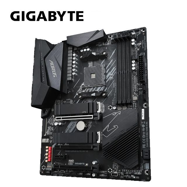  【C+M套餐】技嘉 B550 AORUS ELITE AX V2 主機板 + AMD R5-5600GT  處理器