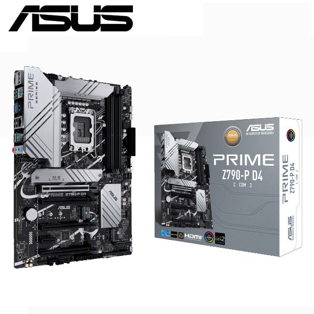  【C+M套餐】ASUS PRIME-Z790-P-D4-CSM 主機板 + Intel i9-14900KF 處理器