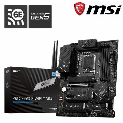 【C+M套餐】微星 PRO Z790-P WIFI DDR4主機板 +  Intel i5-14600K 處理器