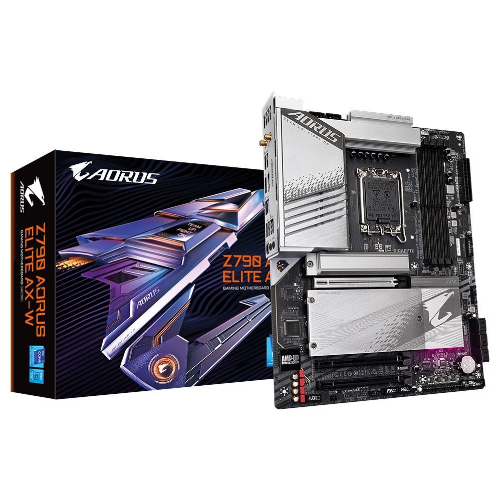  技嘉 Z790 AORUS ELITE AX-W 主機板 + Intel i5-14400F 中央處理器