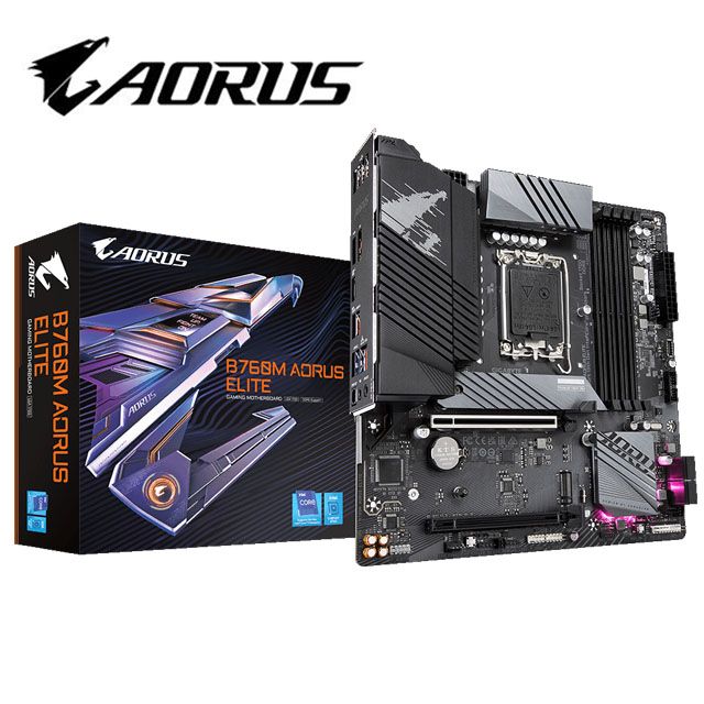  【C+M套餐】技嘉 B760M AORUS ELITE 主機板 + Intel i9-14900KF 處理器