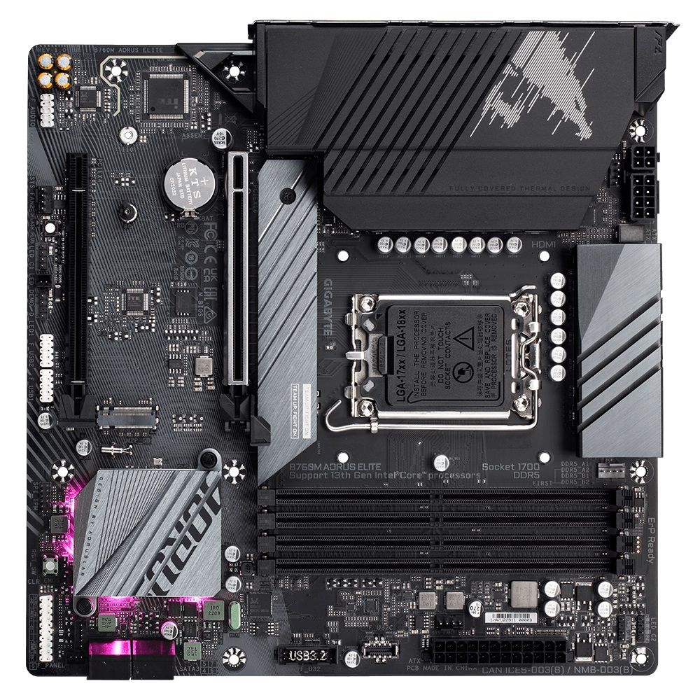  【C+M套餐】技嘉 B760M AORUS ELITE 主機板 + Intel i9-14900KF 處理器