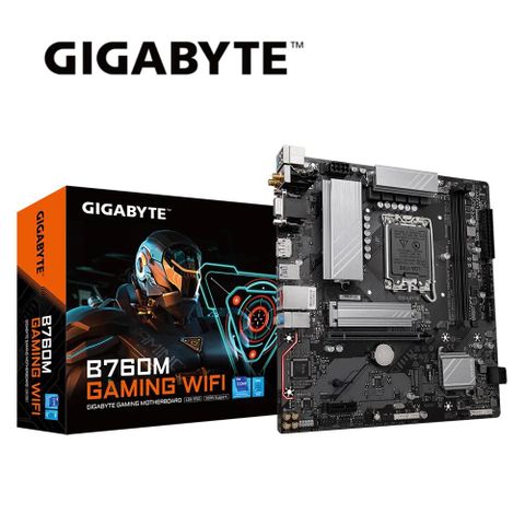 技嘉 B760M GAMING WIFI 主機板 + Intel i7-14700 中央處理器