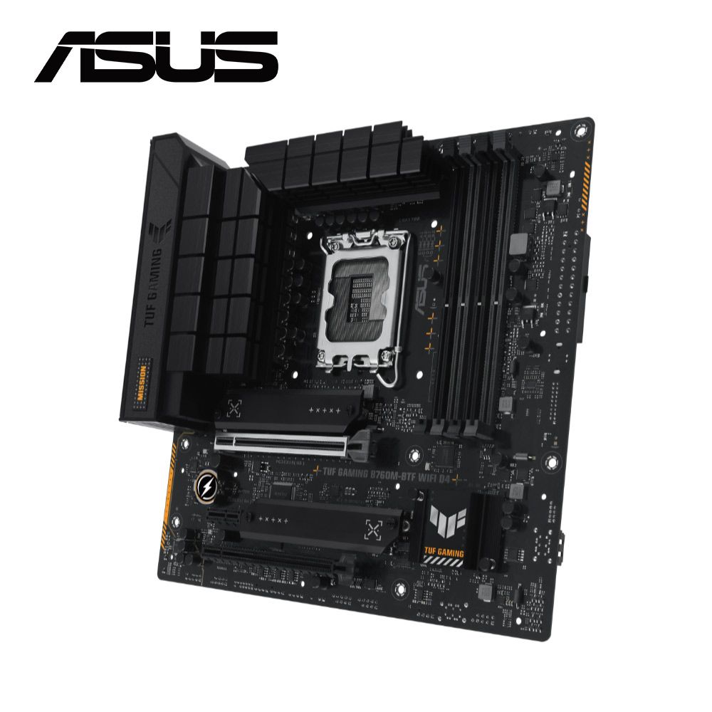  【C+M套餐】ASUS TUF-GAMING-B760M-BTF-WIFI-D4 主機板 + Intel i5-14600K 處理器