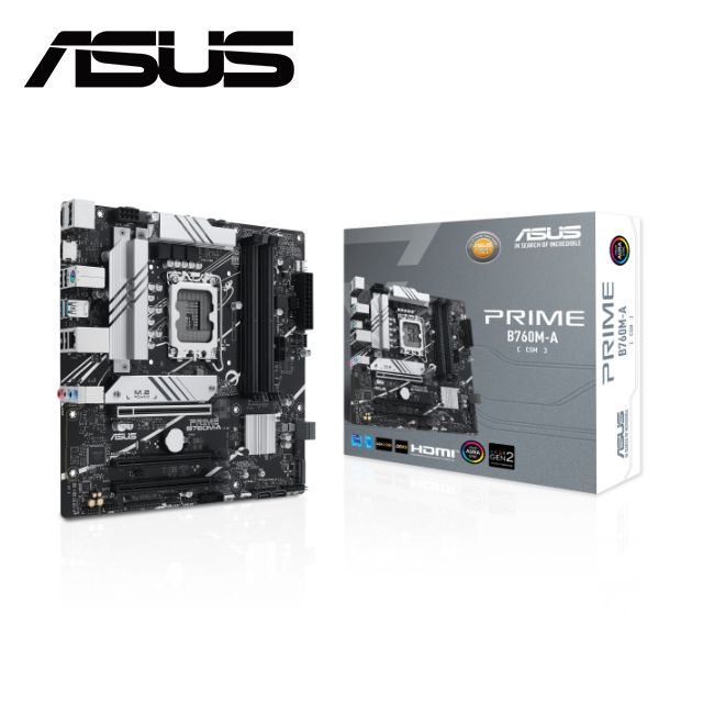  【C+M套餐】ASUS PRIME B760M-A-CSM 主機板 + Intel i5-14600K 處理器