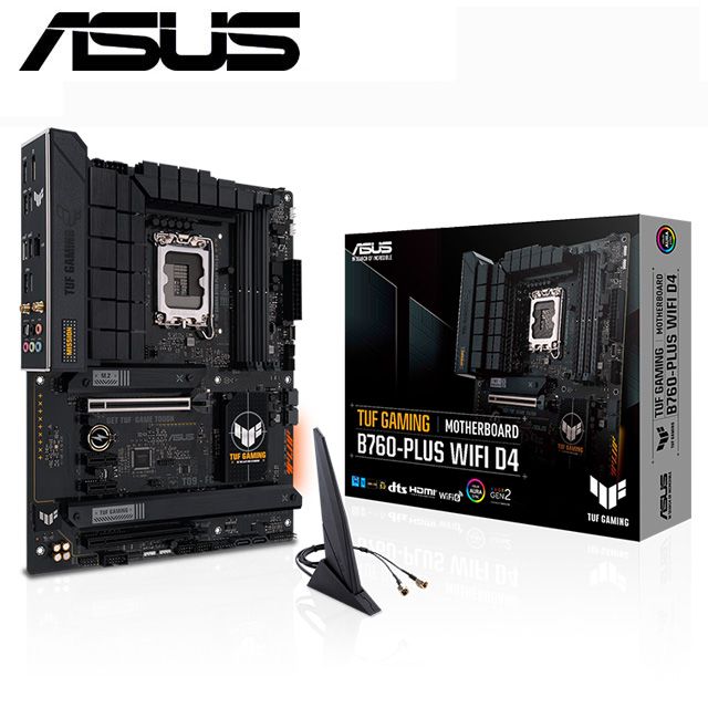  【C+M套餐】ASUS TUF GAMING B760-PLUS WIFI D4 主機板 + Intel i5-14600K 處理器