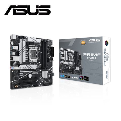 ASUS PRIME B760M-A-CSM 主機板 + Intel i5-14400 中央處理器