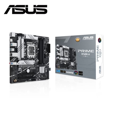 ASUS 華碩 PRIME B760M-A-CSM 主機板 + Intel i5-14400 中央處理器