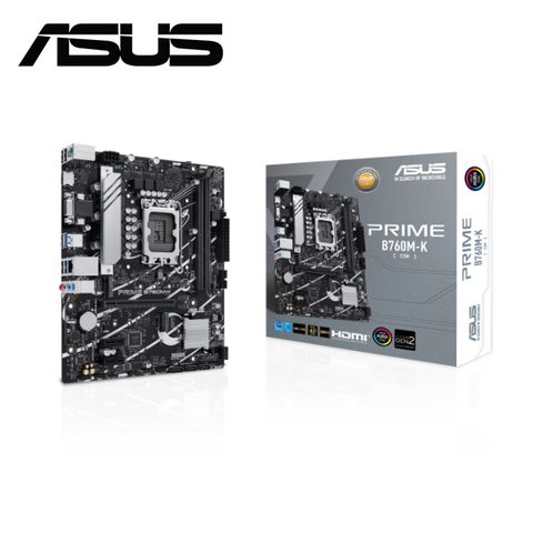 ASUS 華碩 PRIME B760M-K-CSM 主機板 + Intel i5-14500 中央處理器