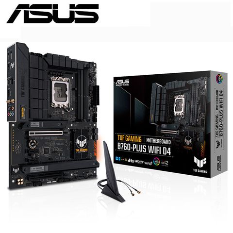 【C+M套餐】ASUS TUF GAMING B760-PLUS WIFI D4 主機板 + Intel i9-14900KF 處理器