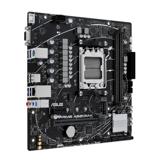  【C+M套餐】ASUS PRIME-A620M-K-CSM 主機板 + AMD R5-7600 處理器