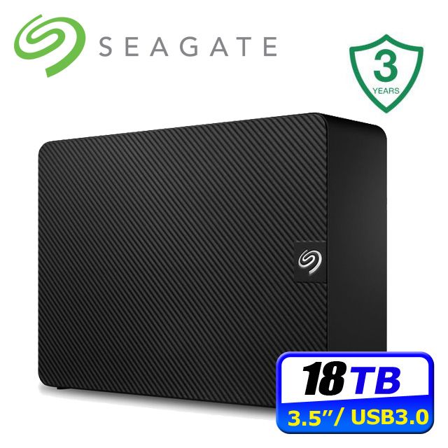 Seagate 希捷 新黑鑽 18TB 大容量硬碟 (STKP18000400)