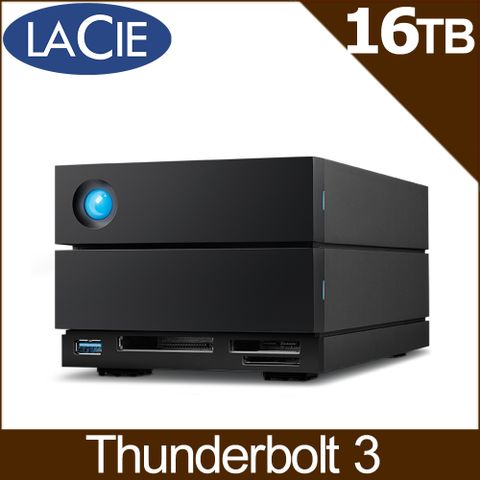 LaCie 2big Dock 16TB Thunderbolt 3 外接硬碟(STLG16000400)
