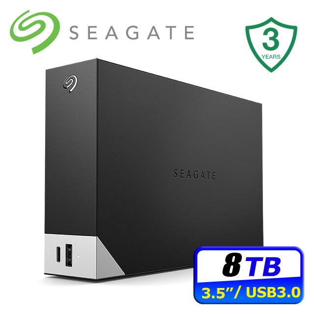 Seagate One Touch Hub 8TB 3.5吋外接硬碟(STLC8000400) - PChome 24h購物