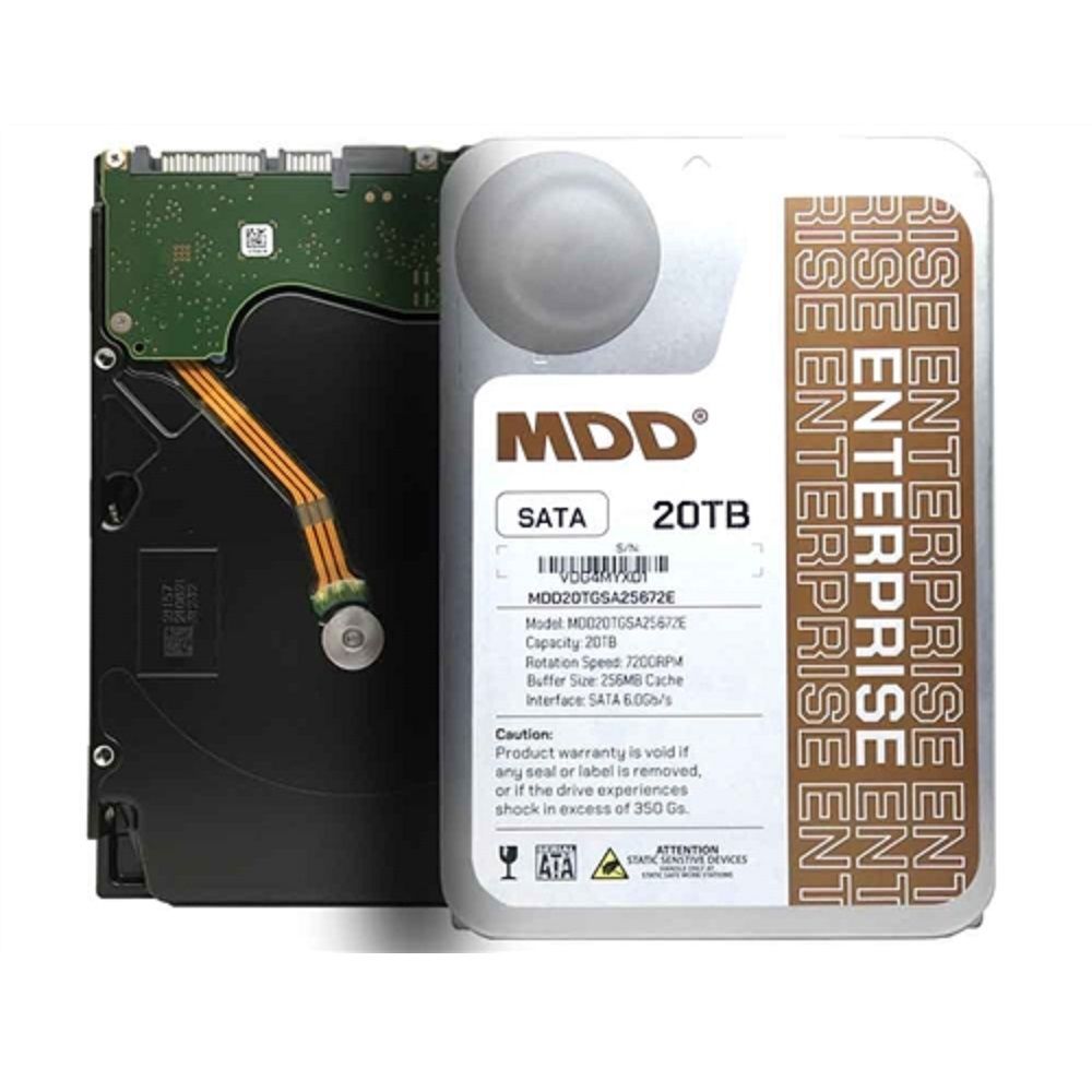  MDD最大數據【企業級硬碟】(MDD20TSATA25672E) 20TB /7200轉/256MB/3.5吋/4Y