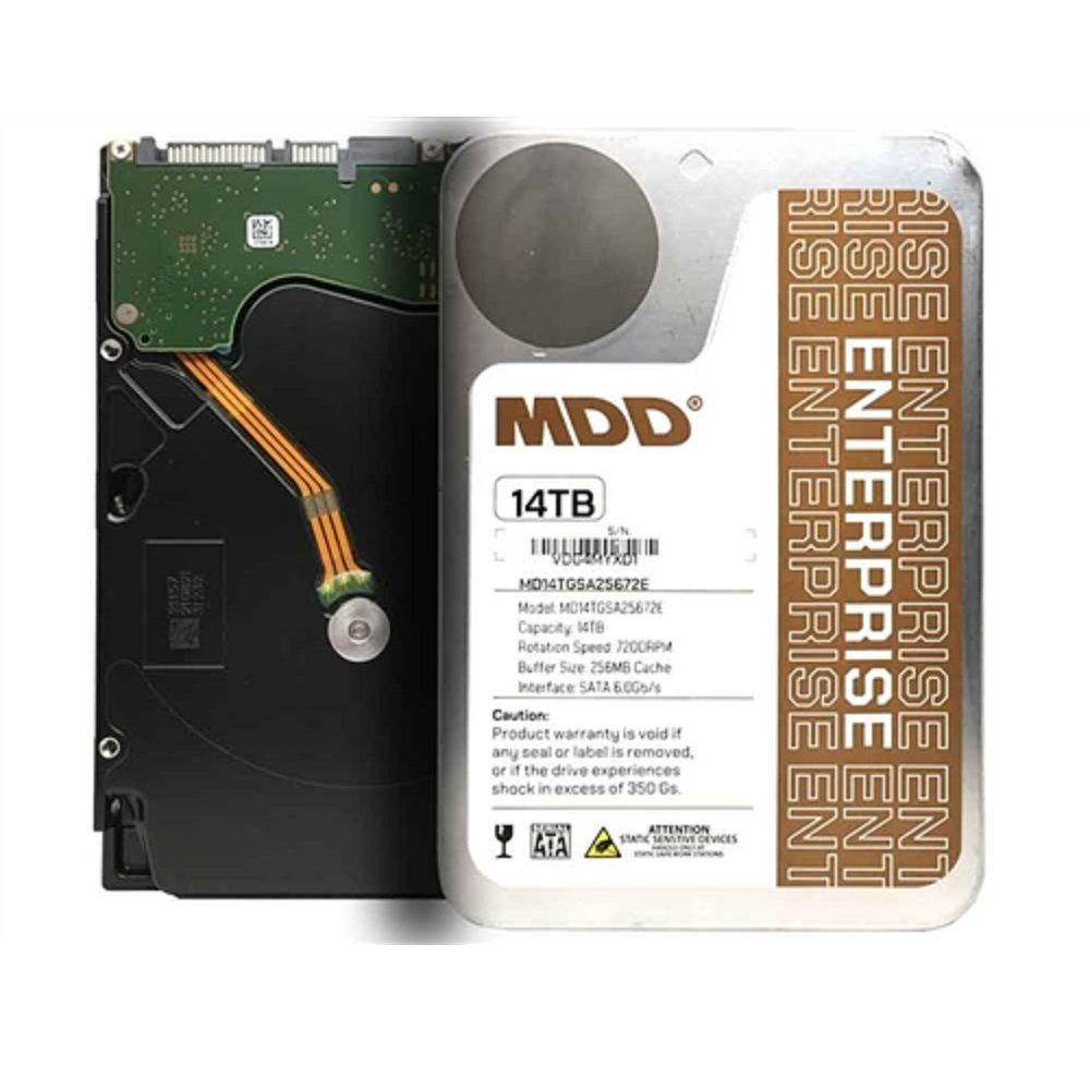  MDD最大數據【企業級硬碟】(MDD14TSATA25672E) 14TB /7200轉/256MB/3.5吋/4Y