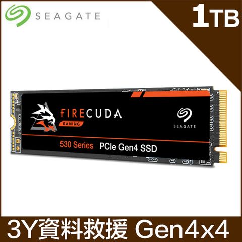 Seagate 希捷 【FireCuda 530】1TB Gen4 PCIE SSD(ZP1000GM3A013)