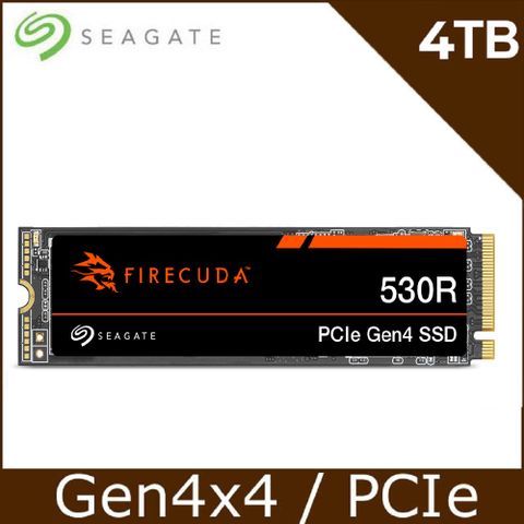 Seagate 希捷 【FireCuda 530R】4TB Gen4 PCIE SSD(ZP4000GM3A063)