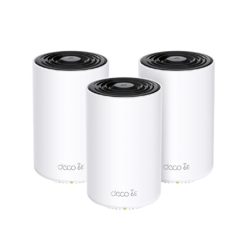 TP-Link Deco XE75 AXE5400 Wi-Fi 6E 三頻 真Mesh無線網路路由器(Wi-Fi 6E分享器/支援MOD)(3入)