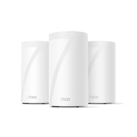 TP-Link Deco BE85 WiFi 7 BE22000 三頻 真Mesh 無線網狀路由器(Wi-Fi 7分享器/10Gbps連接埠)(3入組)