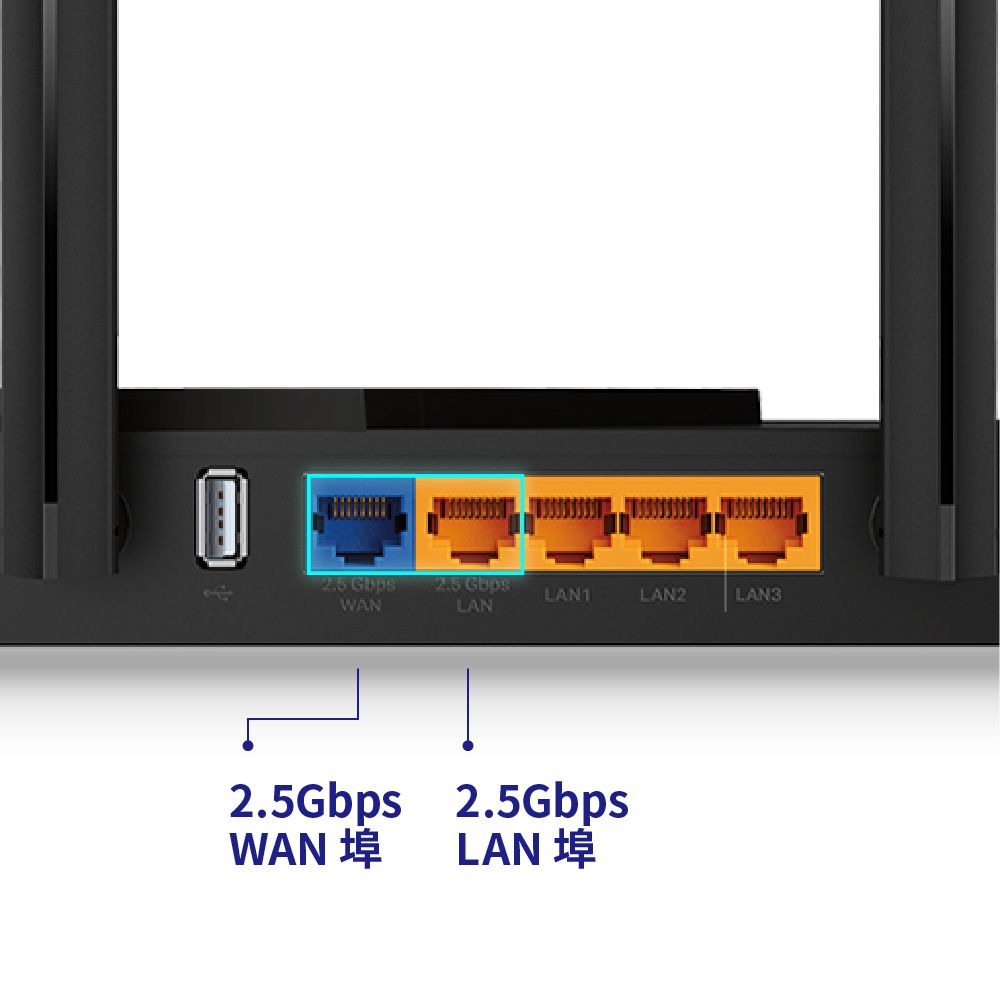 TP-Link  Archer AX55 Pro AX3000 雙2.5Gbps埠 Gigabit 雙頻 WiFi 6 無線網路分享路由器Wi-Fi 6分享器