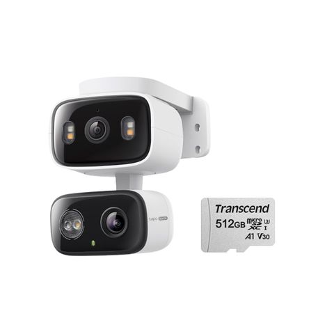 【512G記憶卡組】TP-Link  Tapo C246D 2K 雙鏡頭 AI偵測 360旋轉 無線網路Wi-Fi監視器 IPCAM