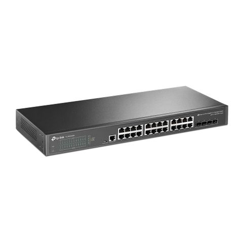 TP-Link TL-SG3428X 24埠 10Mbps/100Mbps/1Gbps RJ45 Gigabit L2 管理型交換器(4 SFP 插槽)