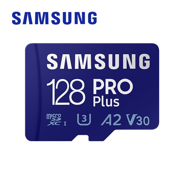 Samsung 三星  PRO Plus microSDXC UHS-I U3 A2 V30 128GB 5入組 遊戲專用記憶卡 (MB-MD128SA)