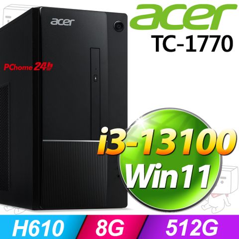 Acer TC-1770(i3-13100/8G/512G SSD/W11)