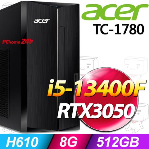 ACER 宏碁 Aspire TC-1780系列-i5處理器/8G記憶體/512G SSD/RTX3050顯卡/Win11家用版電腦(UD.E3JTA.008)