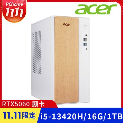 Acer TC102(i5-13420H/16G/1T SSD/RTX5060/W11)白