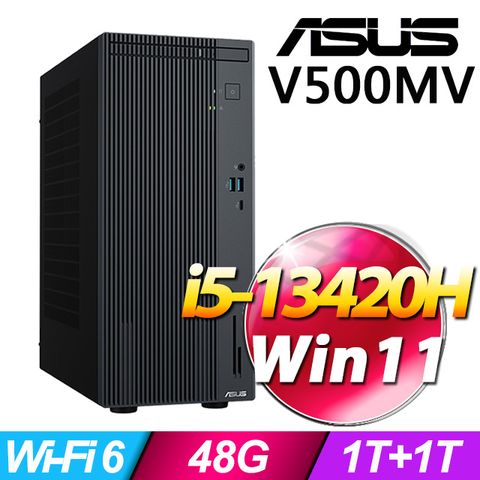 華碩 H-V500MV(i5-13420H/48G/1T+1T SSD/W11)(特仕機)
