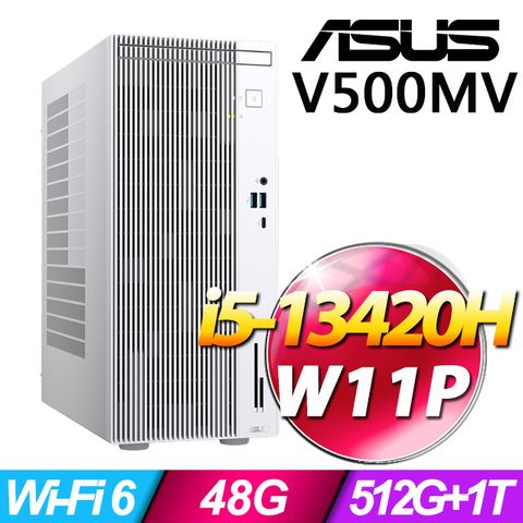 華碩 H-V500MV-13420H007X(i5-13420H/48G/512G+1T SSD/W11P)(特仕機)