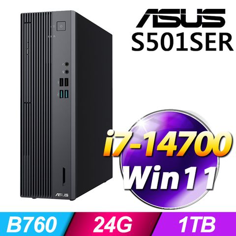 華碩 H-S501SER-714700024W(i7-14700/24G/1T SSD/W11)(特仕機)
