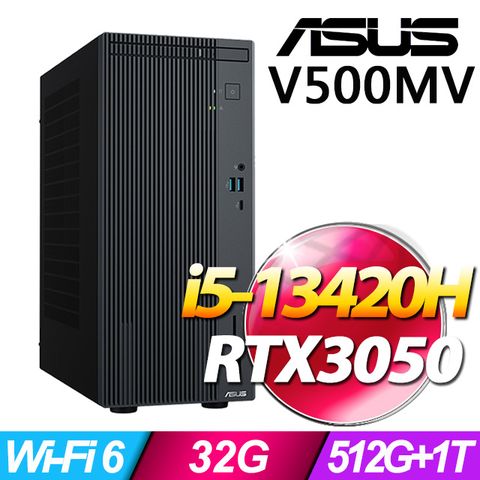 華碩 H-V500MV-13420H138W(i5-13420H/32G/512G+1T SSD/RTX3050-6G/W11)(特仕機)