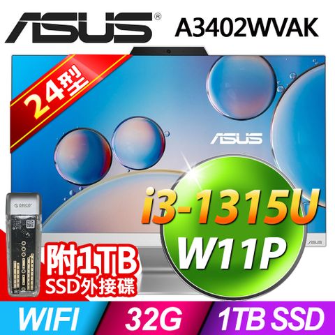 ASUS A3402WVAK(i3-1315U/32G/1TB SSD/W11P)