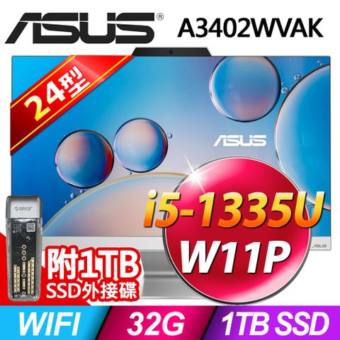 ASUS A3402WVAK(i5-1335U/32G/1TB SSD/W11P)