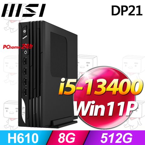 MSI 微星 PRO DP21系列 - i5處理器 / 8G / 512G SSD / Win11專業版迷你電腦(13M-494TW)