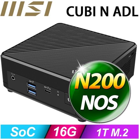 (DIY)水蜥龍H03C CUBI迷你電腦(N200/16G/1TB SSD)