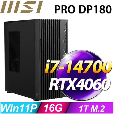(DIY)大熊座S13C PRO DP180 RTX 4060獨顯電競電腦(i7-14700/16G/1TB M.2/Win11Pro)