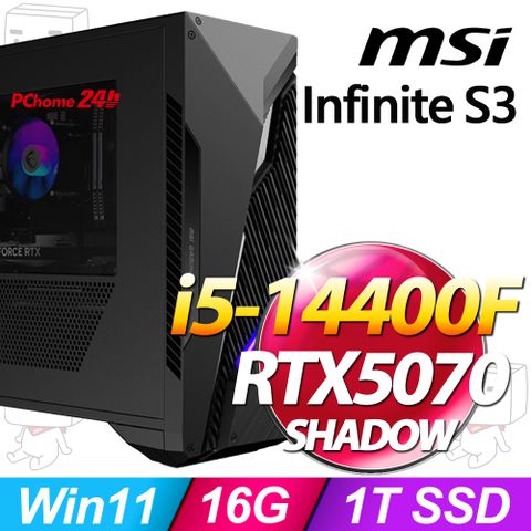 MSI Infinite S3 14NVP5-2620TW(i5-14400F/16G/1T SSD/RTX5070-12G SHADOW/W11)