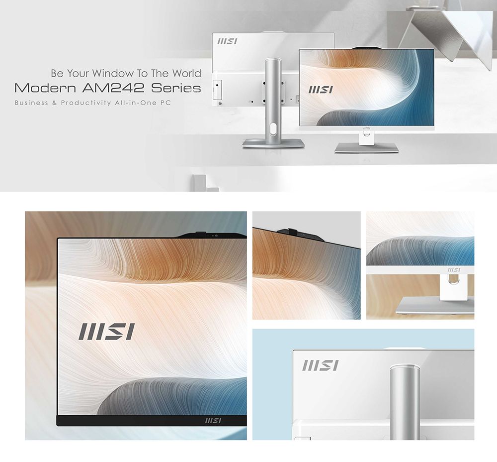 Be Your Window To The WorldModern AM242 SeriesBusiness & Productivity All-in-One PC