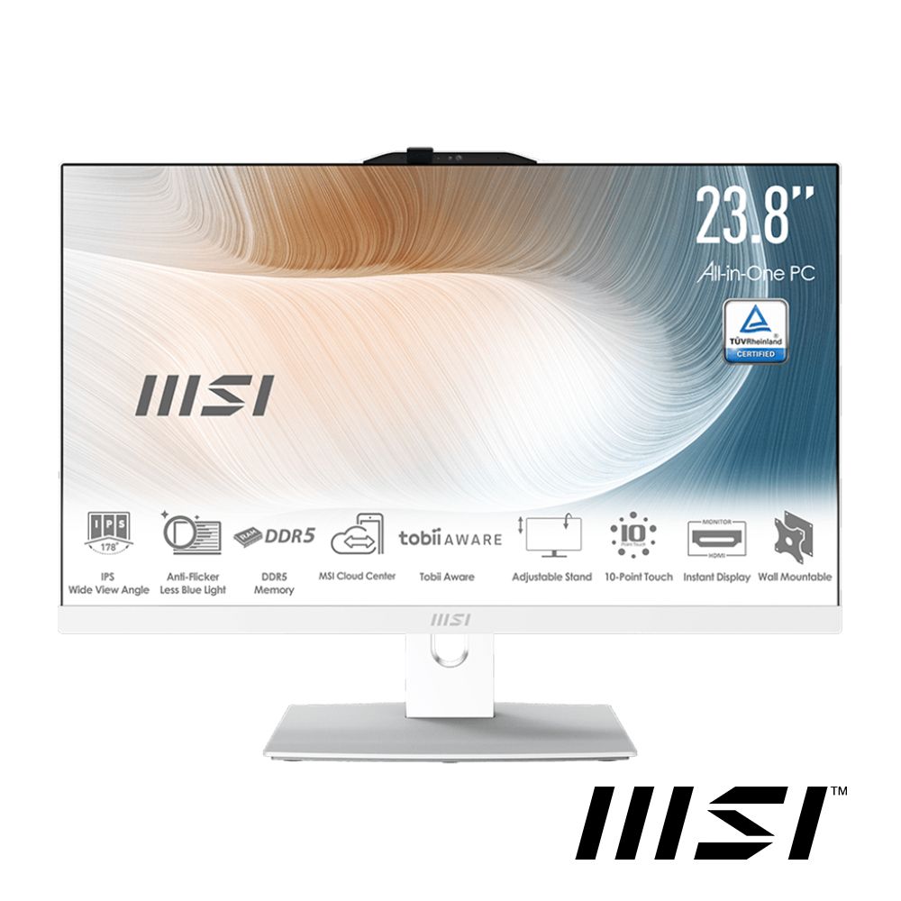 MSI 微星 Modern AM242TP系列 - Core 7處理器 / 16G記憶體 / 1T SSD / Win11專業版液晶電腦 (1M-1061TW)