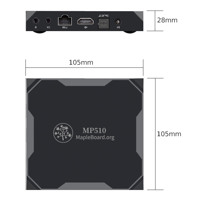  MP510-55 Ubuntu Linux 微型電腦 (ARM-A55/4G/64G/Linux)