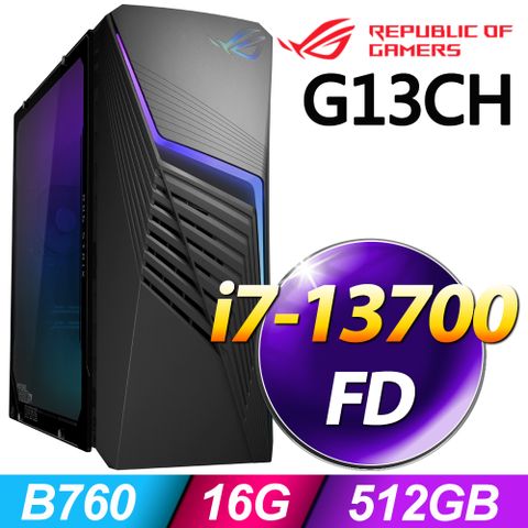 ROG G13CH系列 - i7處理器 - 16G記憶體 / 512G SSD/ 無顯卡 / 無作業電腦
